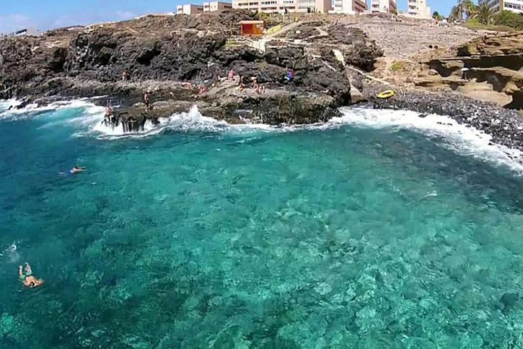 Amazing Seaview Balcon Del Mar Glass Veranda Costa Del Silencio Ngoại thất bức ảnh